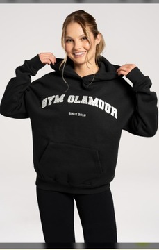 СВИТШОТ КОЛЛЕДЖ, ЧЕРНЫЙ GYM GLAMOUR S