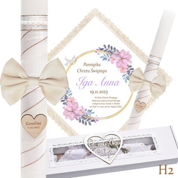 КРЕЩЕННАЯ СВЕЧА, КРЕЩЕННЫЙ ШАПОЧКА, ЭКО КОРОБКА