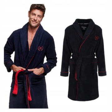 HENDERSON Szlafrok Męski Długi Rękaw 36375 59X L