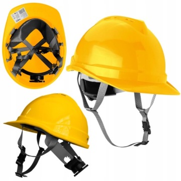 NEO HELMET CONSTRUCTION РАБОЧИЙ ЗАЩИТНЫЙ ШЛЕМ, ЖЕЛТЫЙ