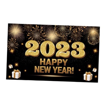 Szczęśliwego Nowego Roku 2023 Tło Biurowe Now