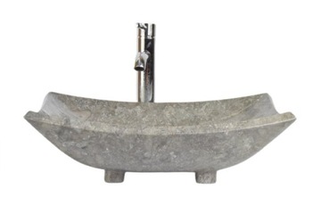 * KOTAKA GREY D 50x40 kamienna umywalka nablatowa
