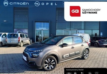 Citroen C3 III Hatchback Facelifting 1.2 PureTech 83KM 2023 Citroen C3 Citroen C3 1.2 Benz 83KM MAX SHINE Salon PL Serwis ASO CarPlay