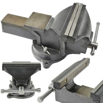 SOLIDNE IMADŁO ŚLUSARSKIE OBROTOWE 200 MM Z KOWADŁEM