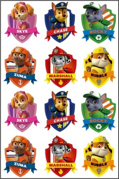Наклейка PAW PATROL 3D XXXXL 166см x 100см №2