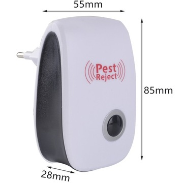 ULTRADŹWIĘKOWY ODSTRASZACZ NA PAJĄKI SZKODNIK 4SZT