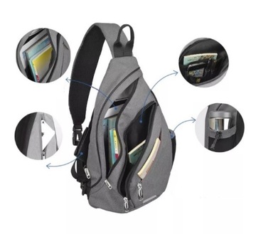 Сумка для рюкзака в почках для одного плеча паруса муниципального поперечного тела