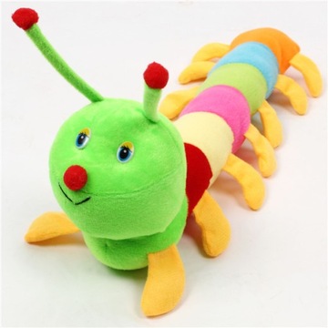 GĄSIENICA PLUSZAK ZABAWKA PODUSZKA DŁUGA 48cm