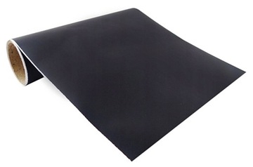 CZARNA 16X200CM FOLIA PROGOWA NA SŁUPKI PROGI MAT