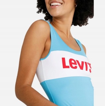 LEVI'S BODY kostium top t-shirt XS na ramiączkach