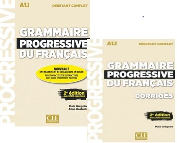 Grammaire progressive du français debutant complet zestaw 1
