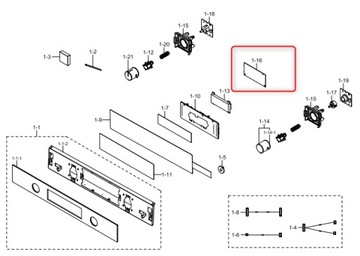 Модуль духовки Samsung DG92-01308A