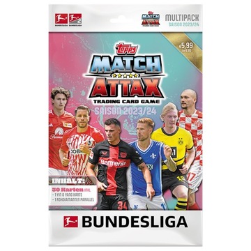 Multipack Bundesliga Match Attax 2024 Topps karty piłkarskie Liga Niemiecka