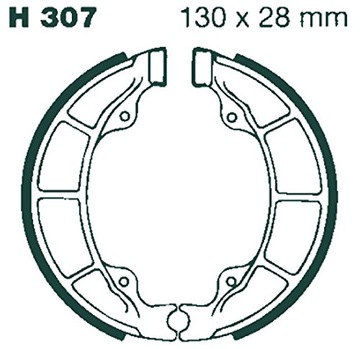 Szczeki hamulcowe H307 Arctic Cat Can-Am DS Kymco Polaris Yamaha