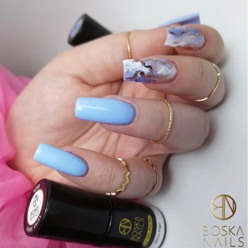 Лак Boska Nails Гибридный 6мл Blue Sky 321
