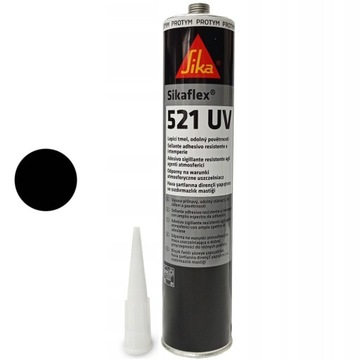 Sikaflex 521UV Klej uszczelniacz zewnętrzny czarny