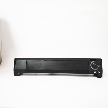 Stereo Soundbar Computer Speaker With USB Power, Volume Control, Headphone