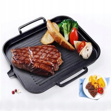 MagiDeal Grill Pan Алюминиевая сковорода для стейков