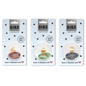 Соска BIBS HEVEA S SOOTHING (0+) РУБИН