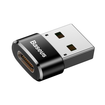 USB-АДАПТЕР BASEUS LIGHT ПЕРЕХОДНИК-ПРЕОБРАЗОВАТЕЛЬ USB-C НА USB-A 3A