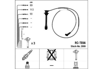 NGK SADA PŘÍVODŮ ZAPALOVACÍ (DO MOTORU 24V)