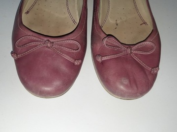 КОЖАНЫЕ БАЛЕРИНЫ ECCO, РАЗМЕРЫ 39-26 СМ