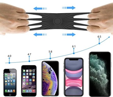 ПРОЧНЫЙ РЕЗИНОВЫЙ ДЕРЖАТЕЛЬ ДЛЯ СМАРТФОНА, ВРАЩАЮЩИЙСЯ НА 360° ДВИГАТЕЛЬ