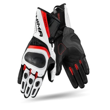 Shima MIURA RED FLUO Rękawice damskie motocyklowe