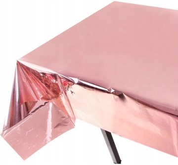 Obrus foliowy Rose Gold cerata różowe złoto