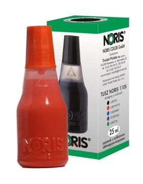 Tusz do stempli, pieczątek NORIS 110S czerwony 25