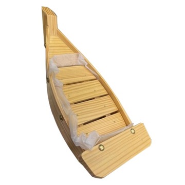 Drewniane tace dekoracyjne tace na łódki do sushi