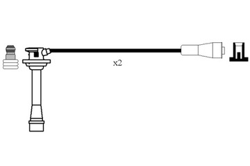 NGK SADA PŘÍVODŮ ZAPALOVACÍ KIA RETONA SPORTAGE 2.0 04.94-08.03