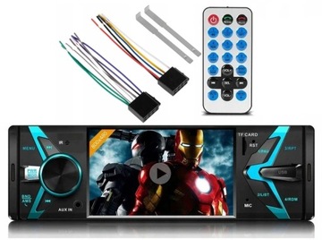 Radio samochodowe 1 DIN RADIO FM MP3 MP4 MP5 AUX USB WYŚWIETLACZ LCD BT