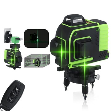 POZIOMICA LASEROWA LASER KRZYŻOWY 16 LINII 4D 360°