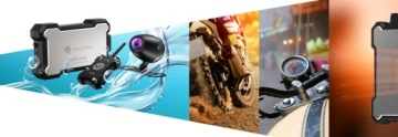 Мотоцикл Video Recorder Navitel M800 Двойной передний задний GPS Wi -Fi Pilot
