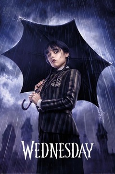 Plakat Wednesday Jenna Ortega 61x91,5 cm Prezent na dzień Mamy
