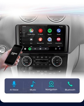 Магнитола Android GPS MERCEDES W164 WiFi PL ML GL 2/16