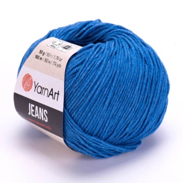 YARNART JEANS 16 синий идеально подходит для талисманов мягких