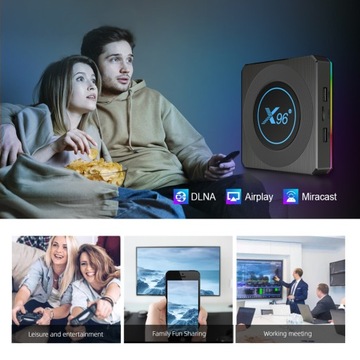 Gigabitowy dwuzakresowy sieciowy odtwarzacz multimedialny S905X4 Dekoder telewizyjny 8K