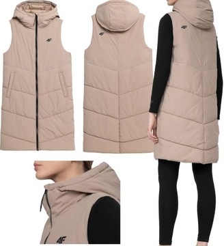 4F ПАЛЬТО БЕЗРУКАВОВ, СТЕГАНЫЙ ЖИЛЕТ, XL