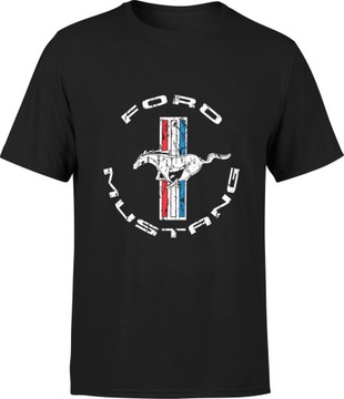 FORD MUSTANG KOSZULKA MĘSKA T-SHIRT GT ROZMIAR S MĘSKI TSHIRT Z NADRUKIEM