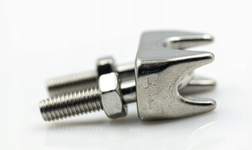 ЗАЖИМ 10 мм КИСЛОСТОЙКИЙ ВЕРЕВОЧНЫЙ, нержавеющая сталь A4 8248