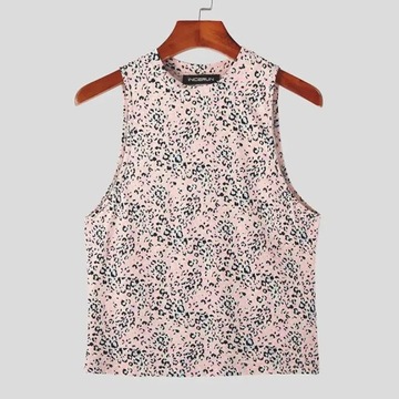 INCERUN Tops 2023 Handsome New Mens Leopard Printi