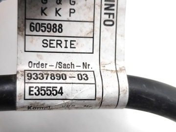 BMW I8 JINÁ SVAZEK PŘÍVODŮ / KABEL 2018 COUPE 2/3DR 9337890 605988 HYBRID