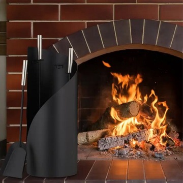 КАМИННЫЙ НАБОР РЕЙКЬЯВИК 4 В 1 ИНСТРУМЕНТЫ АКСЕССУАРЫ ДЛЯ КАМИНА ПОЗИЦИОНЕР