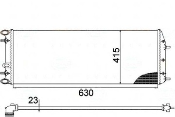 BEHR HELLA CHLADIČ MOTORU 6Q0121253R