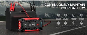 Большой лименный банк мощности 20000 мАч USB Fast Jump Starter Bearter Booster2w1