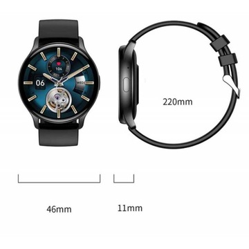 ZEGAREK SMARTWATCH POLSKIE MENU ROZMOWY SPORT SMART WATCH STYLOWY AMOLED