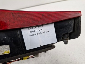KIA OPTIMA 3 III SVĚTLO PRAVÝ ZADNÍ PRAVÁ W KRYT
