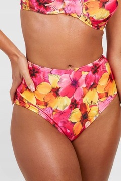 DÓŁ OD STROJU KĄPIELOWEGO BIKINI W KWIATY FIGI BOOHOO L 40